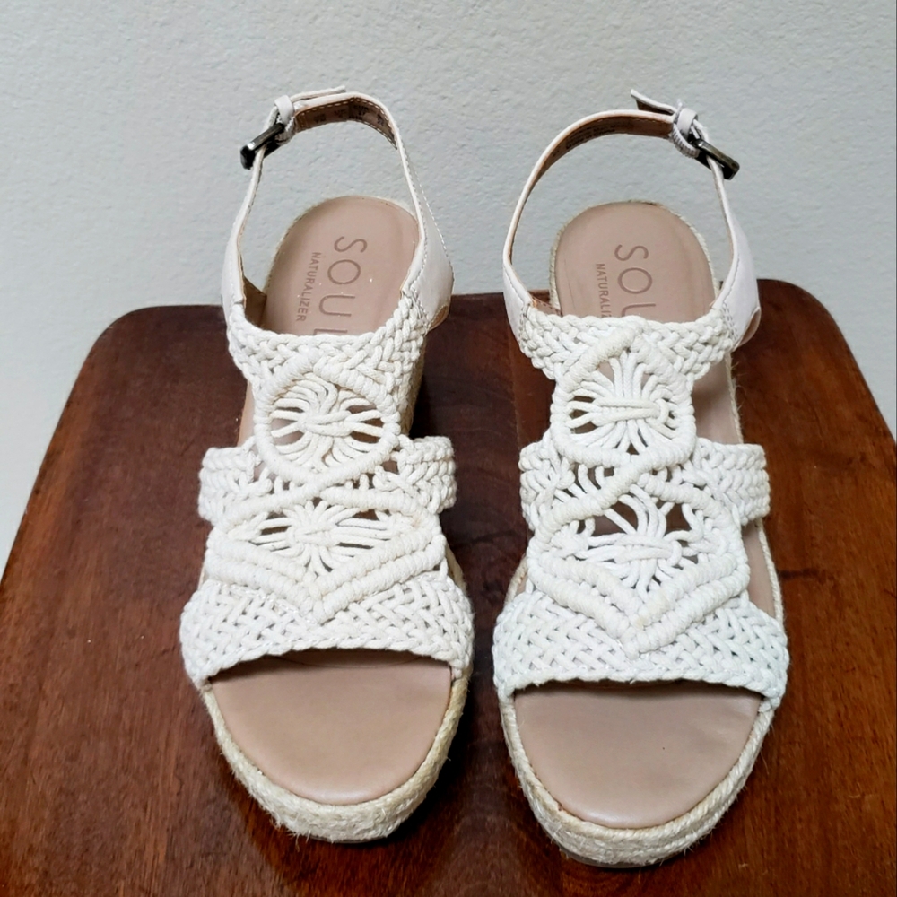 Macrame' Rope Wedge Sandles Shoes
